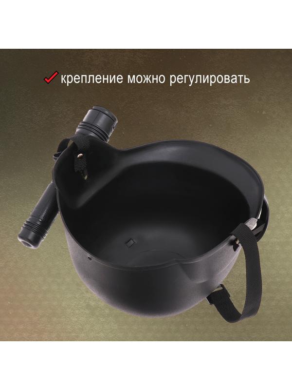 Шлем полицейского «Спецназ», с фонариком и очками