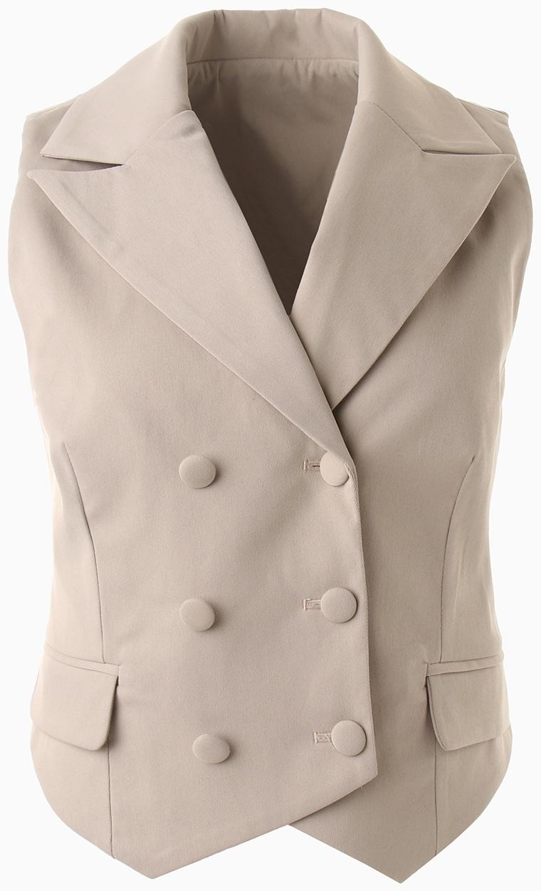 Жилет женский MINAKU: Safari, бежевый, размер 46