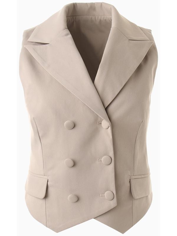 Жилет женский MINAKU: Safari, бежевый, размер 46