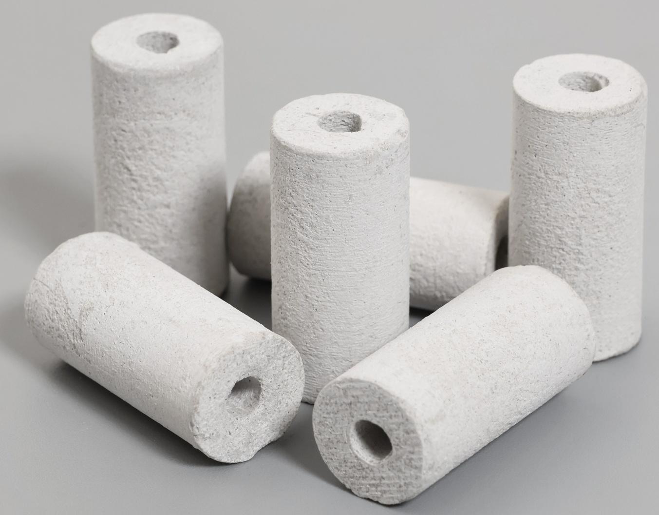 Комплект втулок для монтажа огнеупорных плит «ОгнеупорOFF», с саморезами, 30×15 мм, 6 шт.