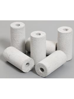 Комплект втулок для монтажа огнеупорных плит «ОгнеупорOFF», с саморезами, 30×15 мм, 6 шт.