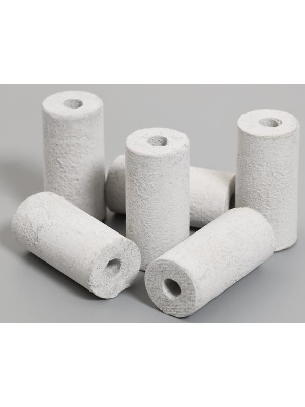 Комплект втулок для монтажа огнеупорных плит «ОгнеупорOFF», с саморезами, 30×15 мм, 6 шт.