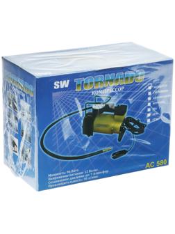 Компрессор автомобильный Skyway ТОРНАДО АС-580, металлический, 30 л/мин, 96 Вт, 8 А