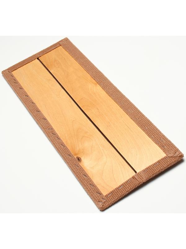 Когтеточка с пропиткой 55*20 см, угловая, без меха, бежевая