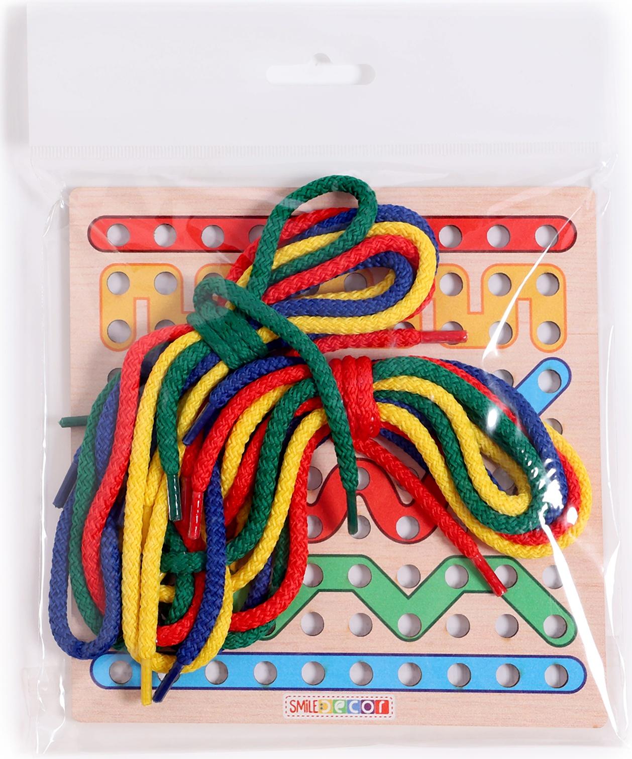 Игра по системе Монтессори «Шнуровка. Линии»