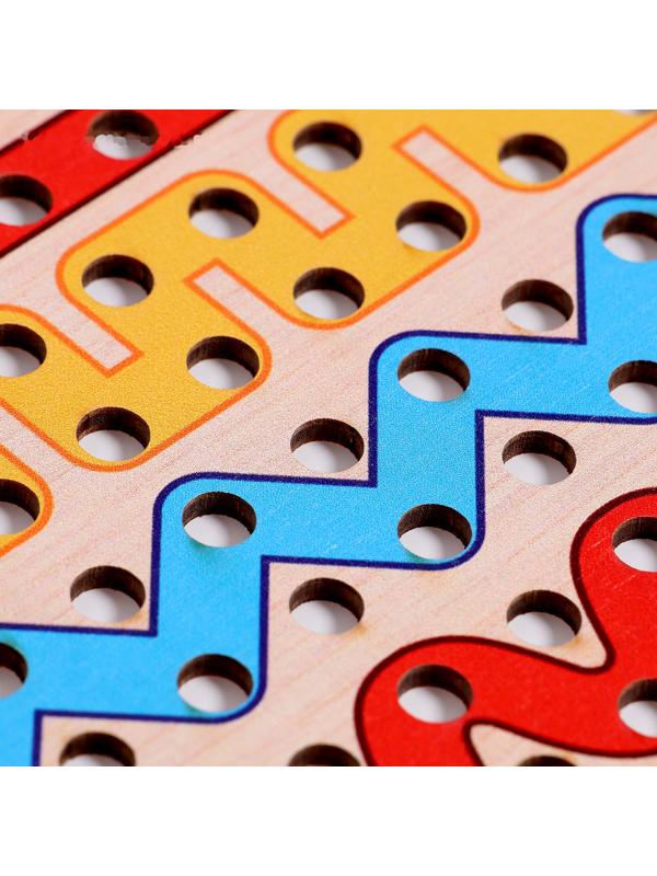 Игра по системе Монтессори «Шнуровка. Линии»