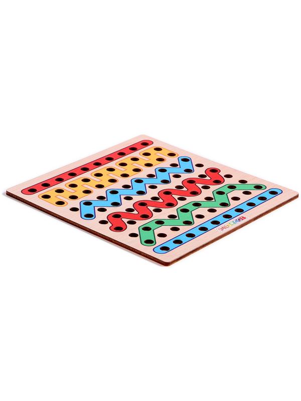 Игра по системе Монтессори «Шнуровка. Линии»