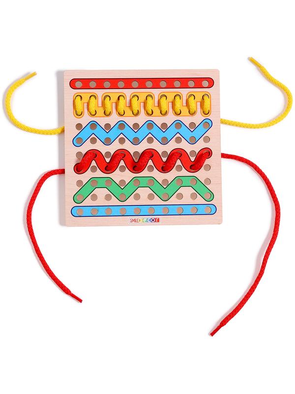 Игра по системе Монтессори «Шнуровка. Линии»