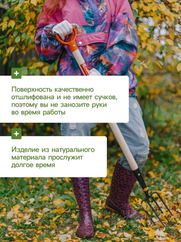 Черенок берёзовый, d = 40 мм, длина 120 см, 1 сорт, Greengo