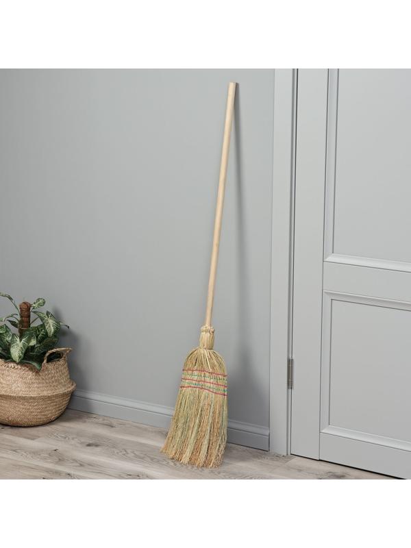 Метла 5-ти прошивная «Сорго», 500 г, 140 см, нить