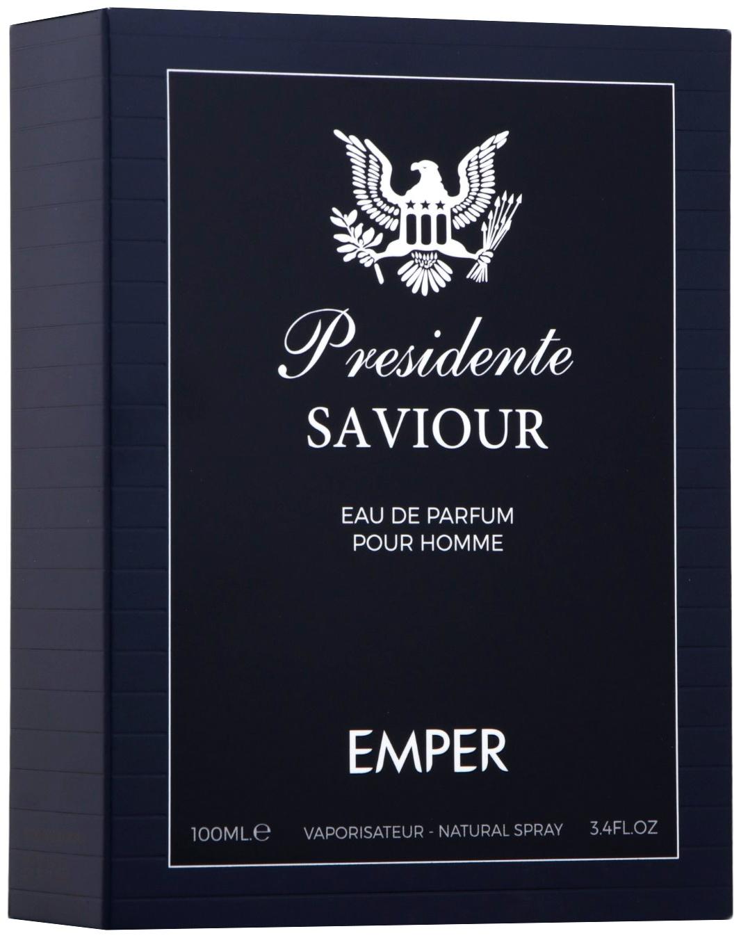 Парфюмерная вода мужская Presidente Saviour (по мотивам Dior Sauvage), 100 мл