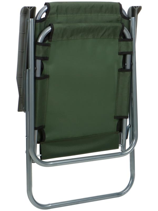 Кресло складное, 55 х 54 х 88 см, до 120 кг, цвет зелёный