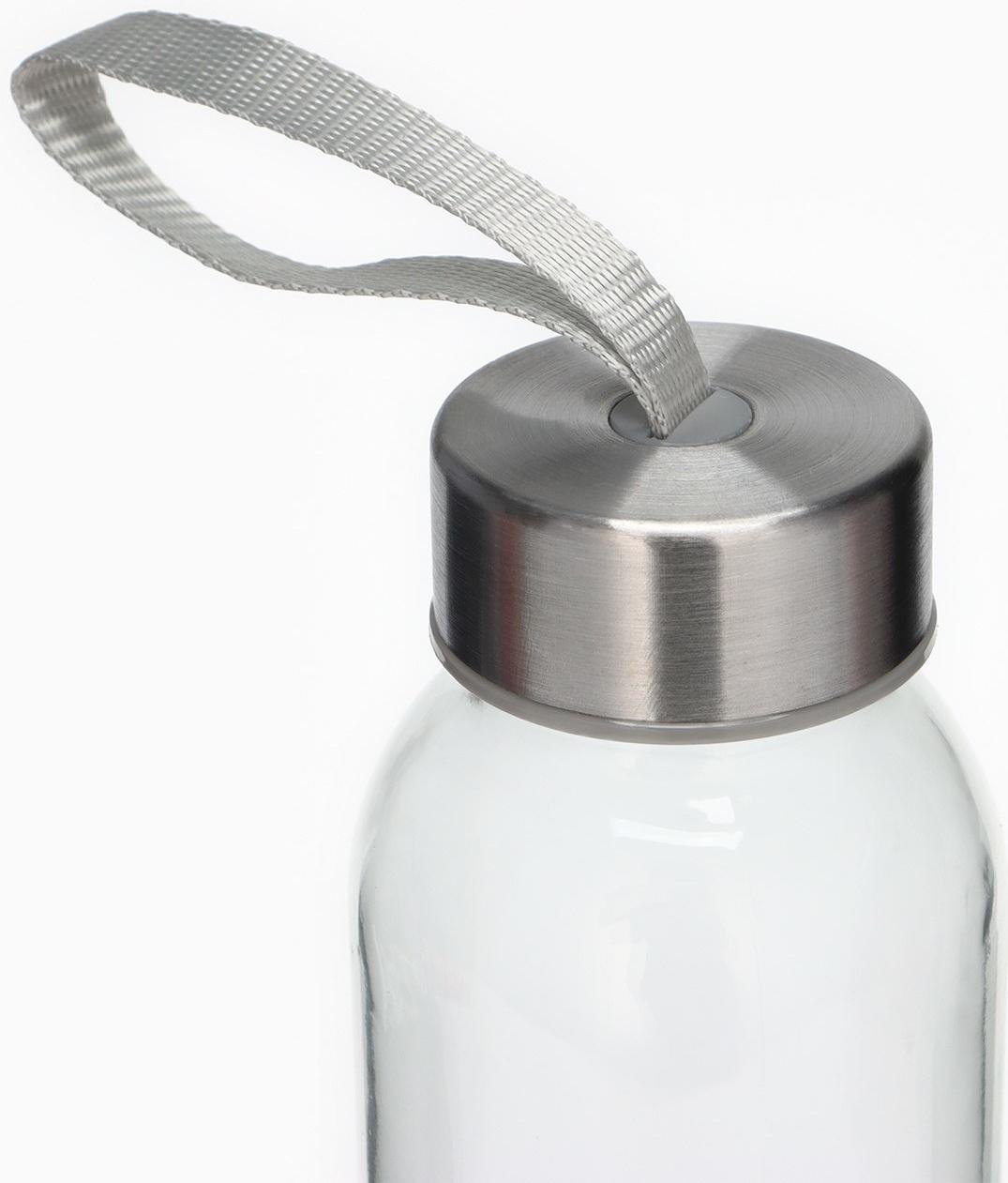 Бутылка для воды стеклянная в чехле «Рядом», 350 мл