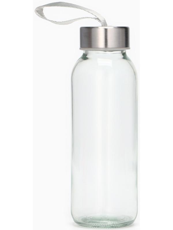 Бутылка для воды стеклянная в чехле «Рядом», 350 мл