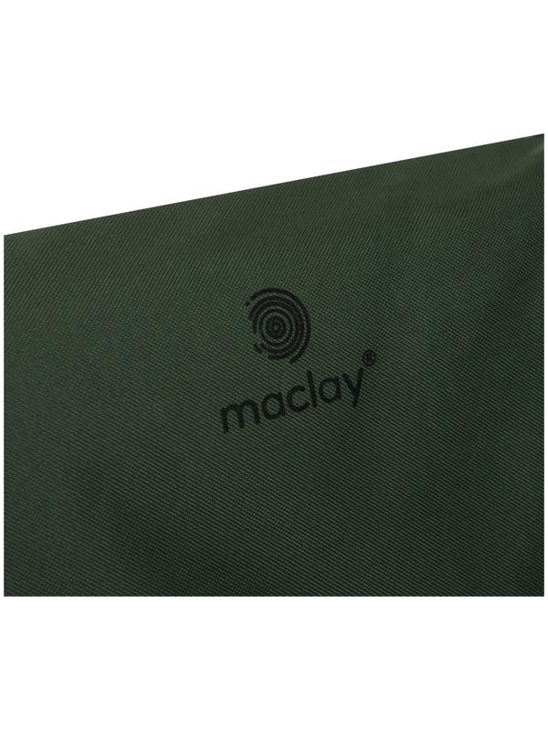 Кресло складное maclay, с мягким матрасом, 57 х 48 х 90 см, до 120 кг, цвет зелёный
