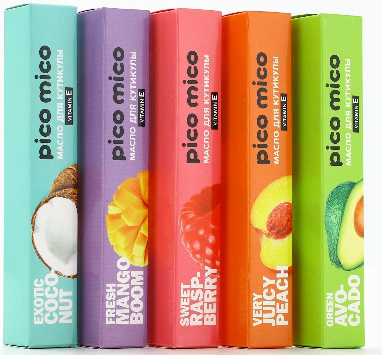 Масло для кутикулы в карандаше Sweet raspberry, 2 г, аромат малины, PICO MICO