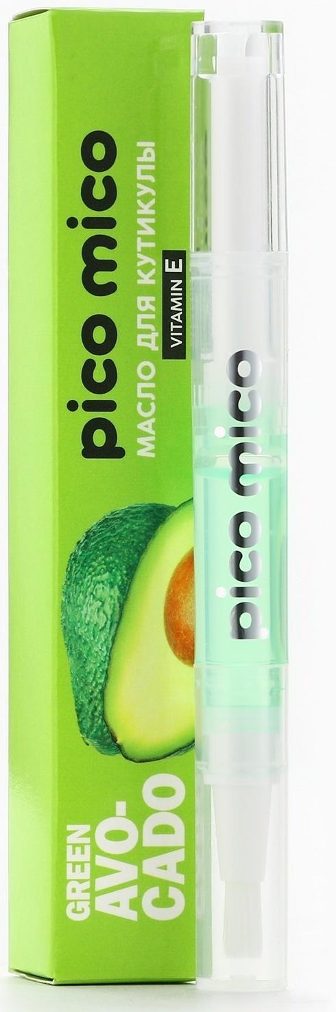 Масло для кутикулы в карандаше Green avokado, 2 г, аромат авокадо, PICO MICO