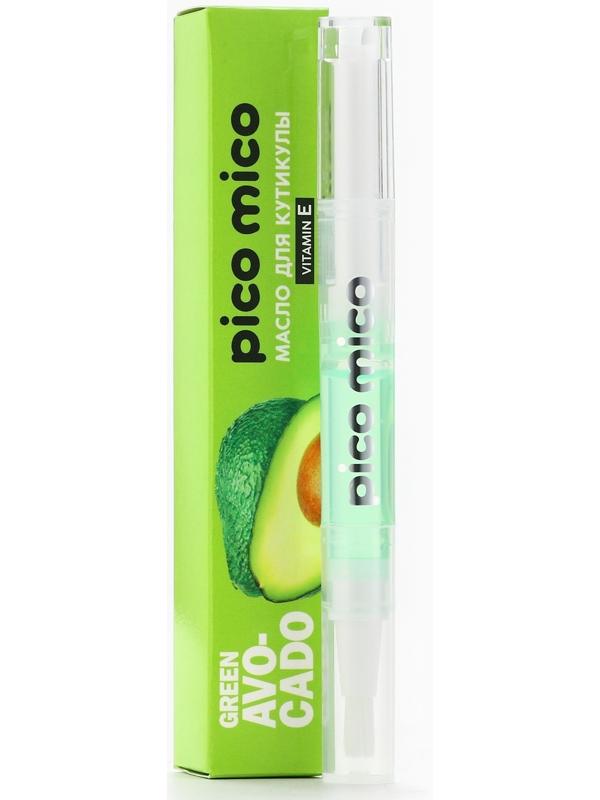 Масло для кутикулы в карандаше Green avokado, 2 г, аромат авокадо, PICO MICO