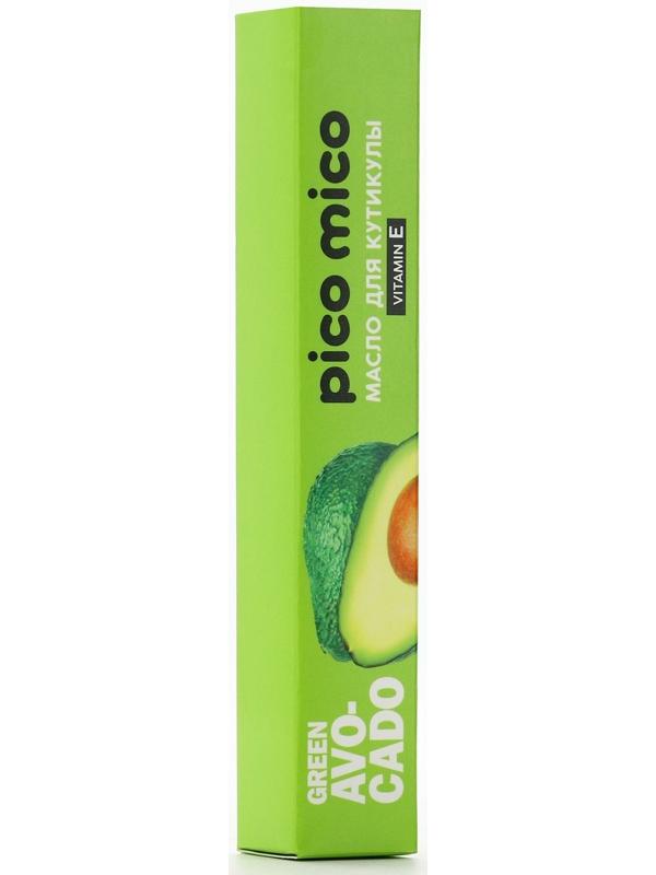 Масло для кутикулы в карандаше Green avokado, 2 г, аромат авокадо, PICO MICO