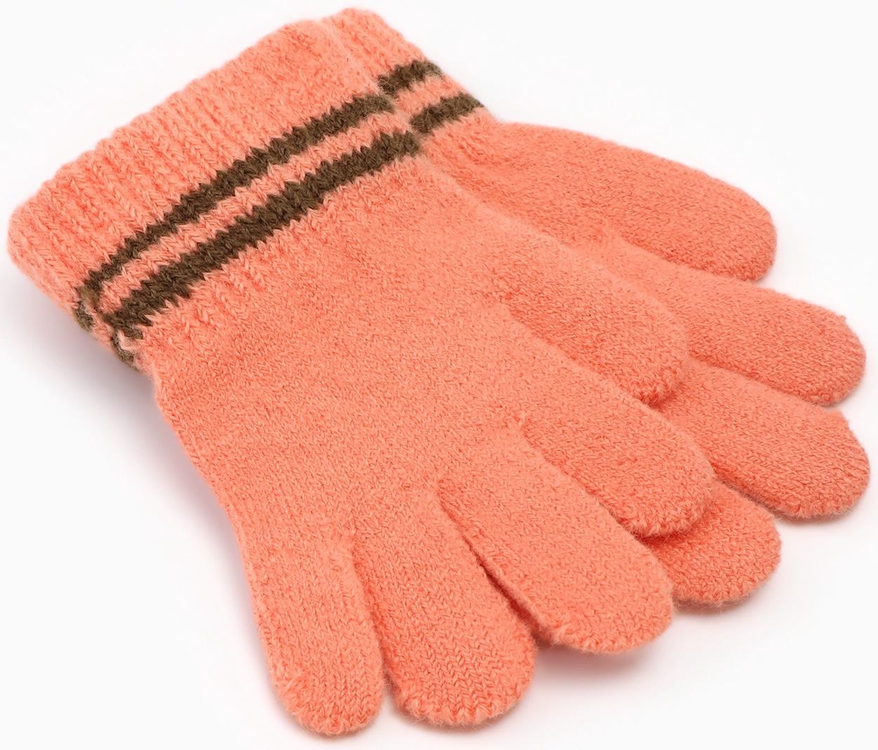 Перчатки детские MINAKU, цвет пыльно-розовый, 13 см