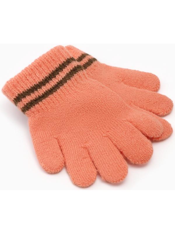 Перчатки детские MINAKU, цвет пыльно-розовый, 13 см