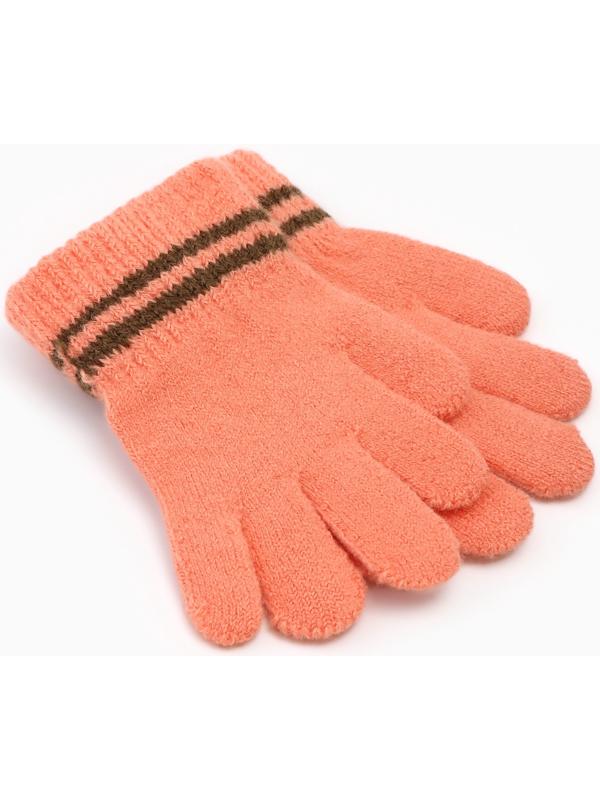 Перчатки детские MINAKU, цвет пыльно-розовый, 13 см