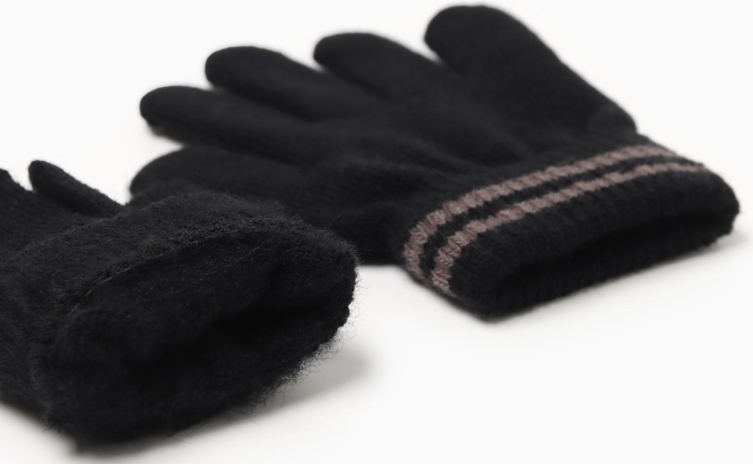 Перчатки детские MINAKU, цвет черный, 13 см