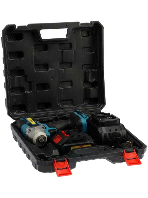 Гайковерт аккумуляторный ТУНДРА, 20 В, 7.5 Ач, Li-Ion, 350 Нм, 3200 уд/мин, 1/2