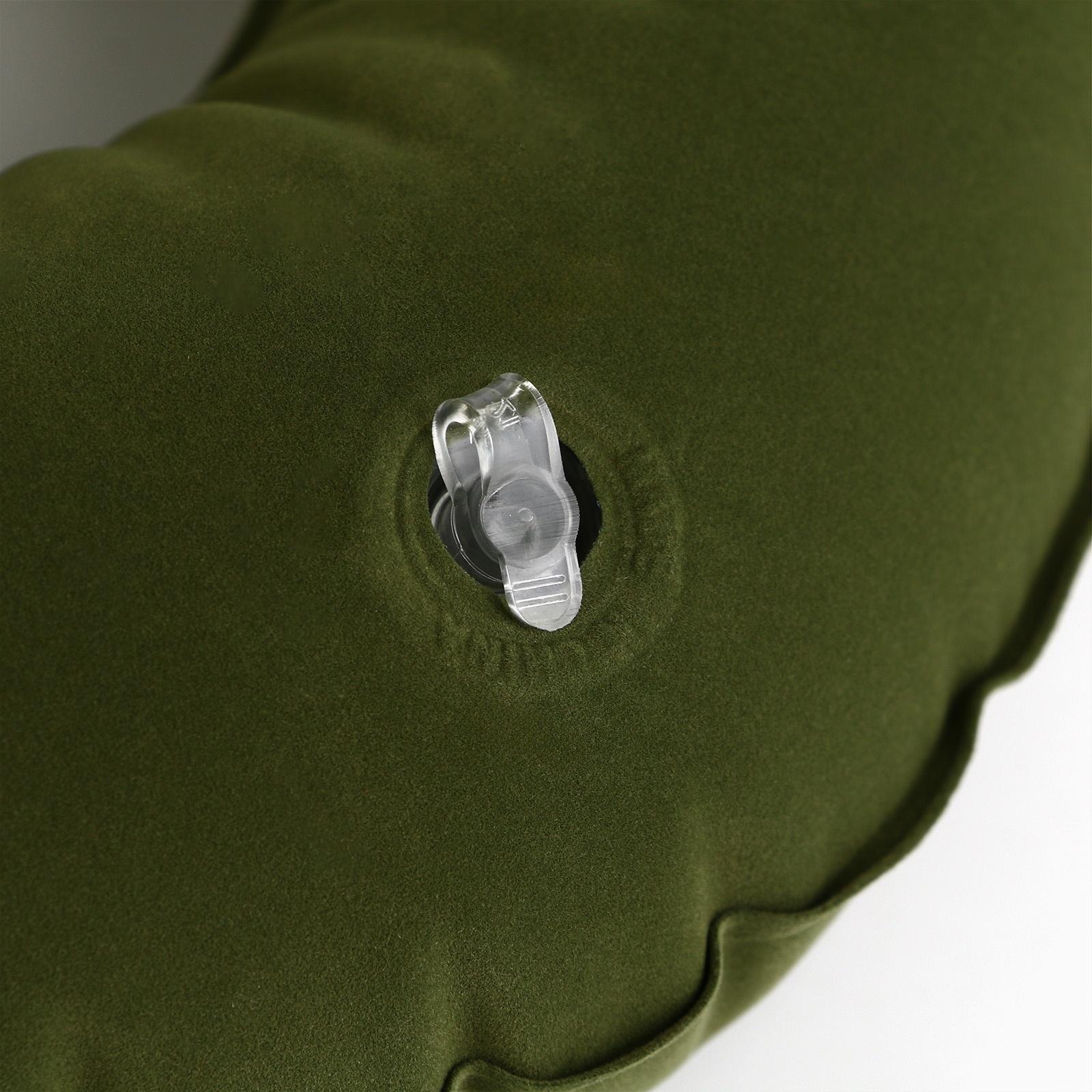 Подушка для путешествий надувная «Победа», зелёная