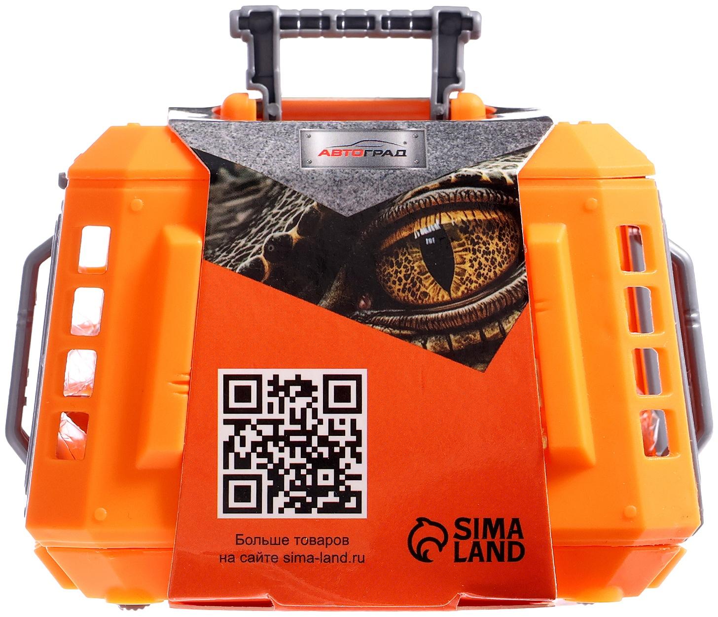 Игровой набор «Диногонки», инерционный механизм, 6 видов машинок, цвет МИКС