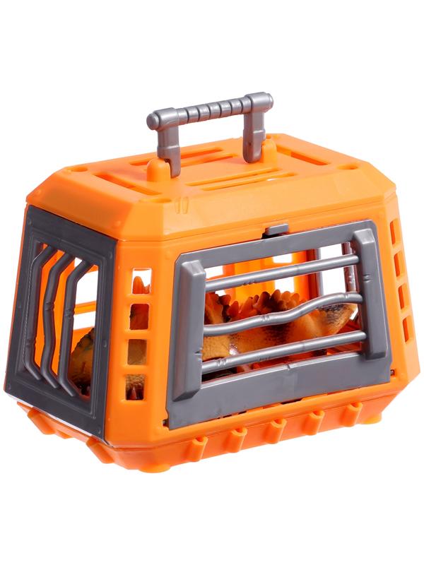 Игровой набор «Диногонки», инерционный механизм, 6 видов машинок, цвет МИКС