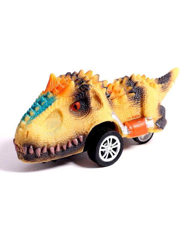 Игровой набор «Диногонки», инерционный механизм, 6 видов машинок, цвет МИКС