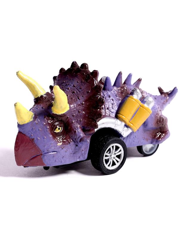 Игровой набор «Диногонки», инерционный механизм, 6 видов машинок, цвет МИКС