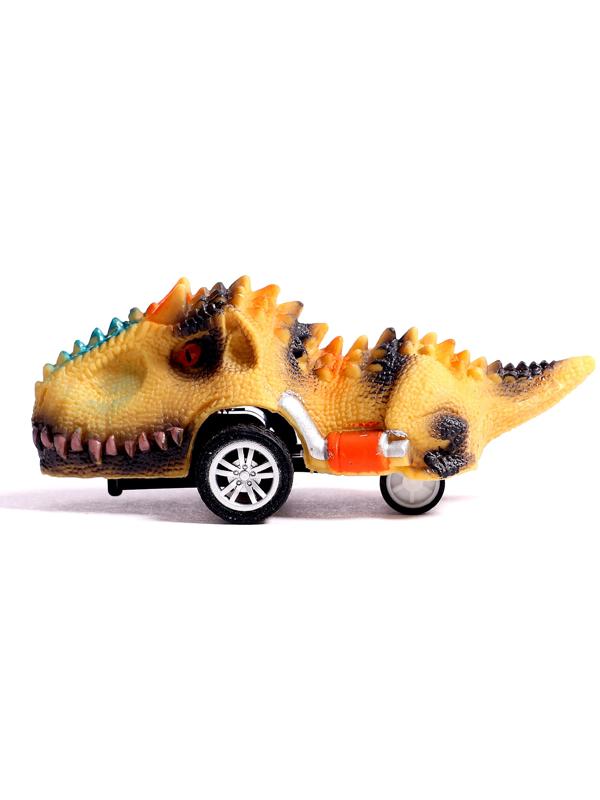 Игровой набор «Диногонки», инерционный механизм, 6 видов машинок, цвет МИКС