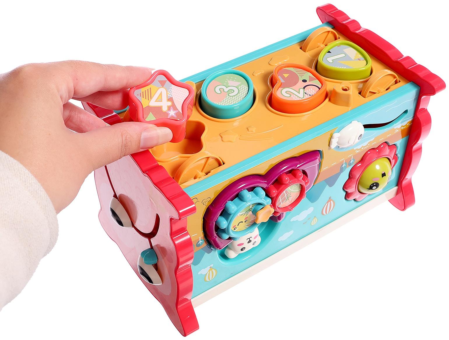 Развивающая игрушка «Сортер-совушка», 15 в 1, с подвижными элементами