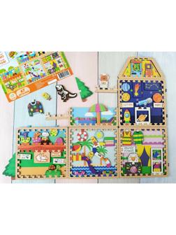 Головоломка «Звериные истории: весёлые выходные»