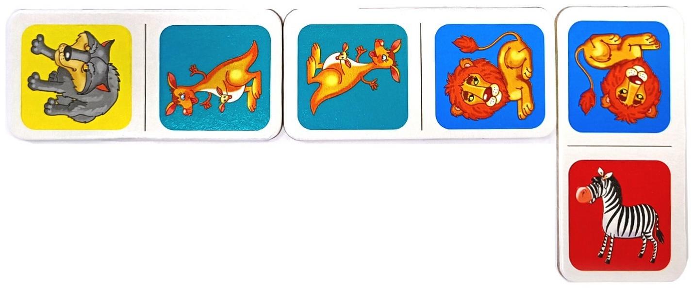 Домино «Зоопарк», 28 фишек, 3+