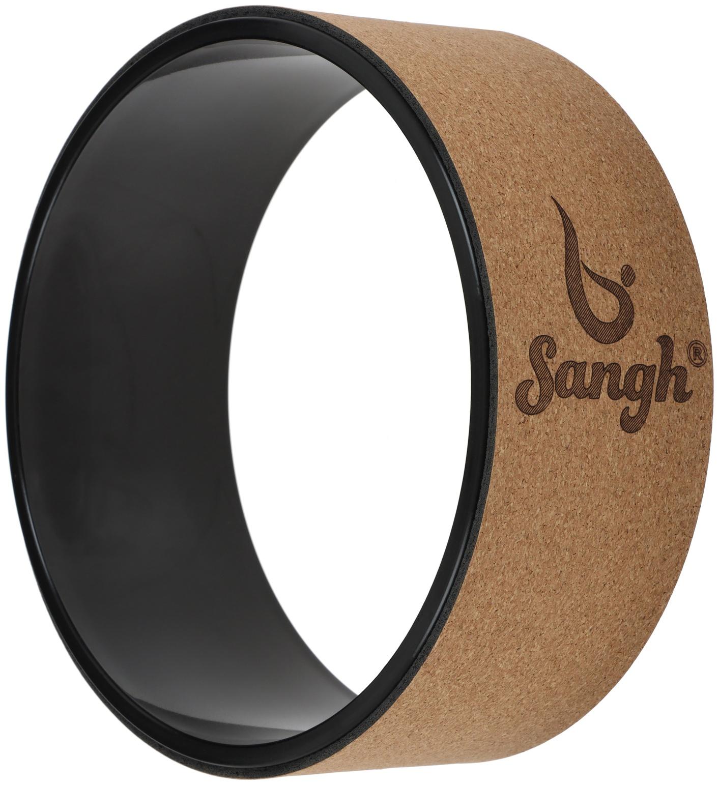 Йога-колесо Sangh «Лотос», 33×13 см, цвет чёрный