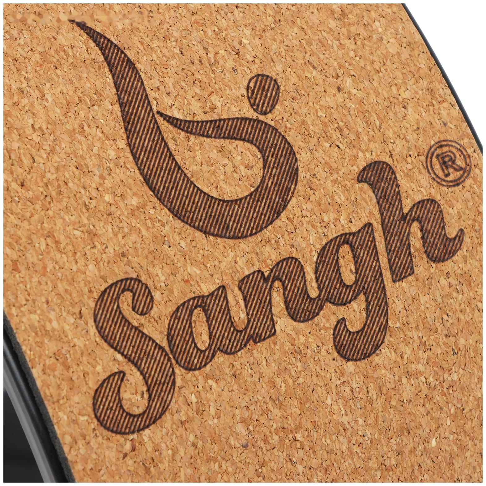 Йога-колесо Sangh «Лотос», 33×13 см, цвет чёрный