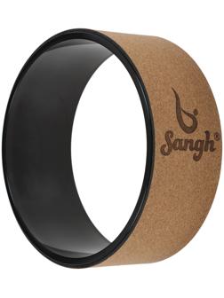 Йога-колесо Sangh «Лотос», 33×13 см, цвет чёрный
