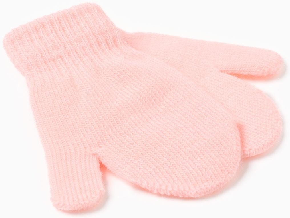 Варежки детские MINAKU, цвет розовый, 12 см