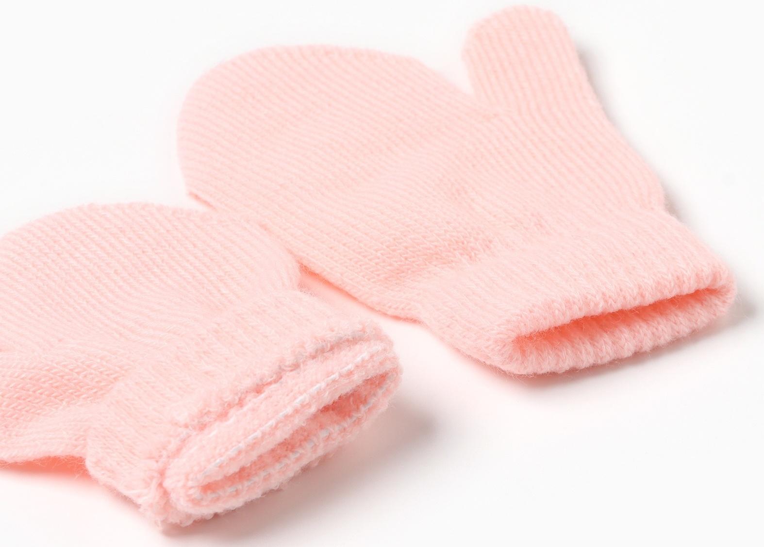 Варежки детские MINAKU, цвет розовый, 12 см