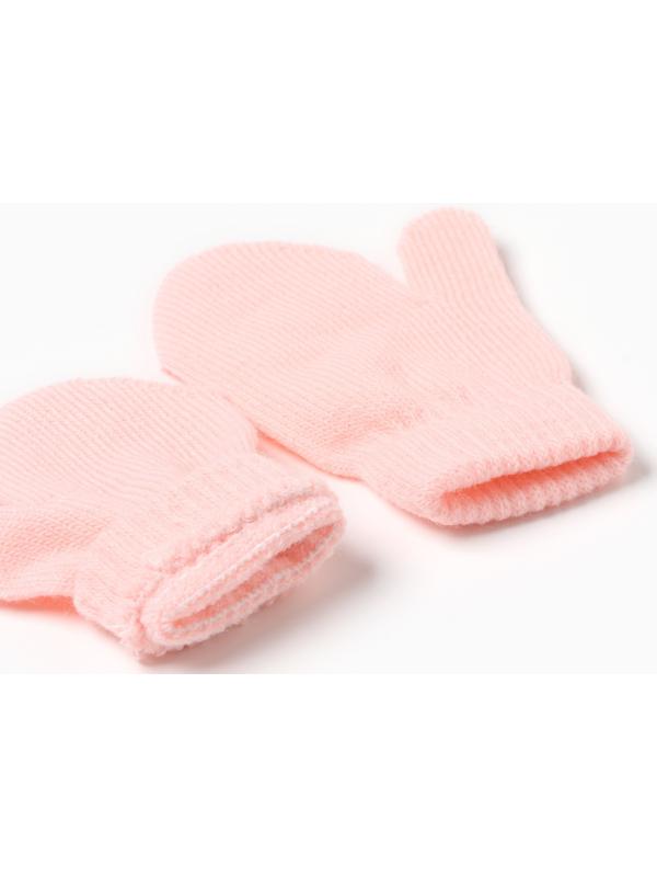 Варежки детские MINAKU, цвет розовый, 12 см