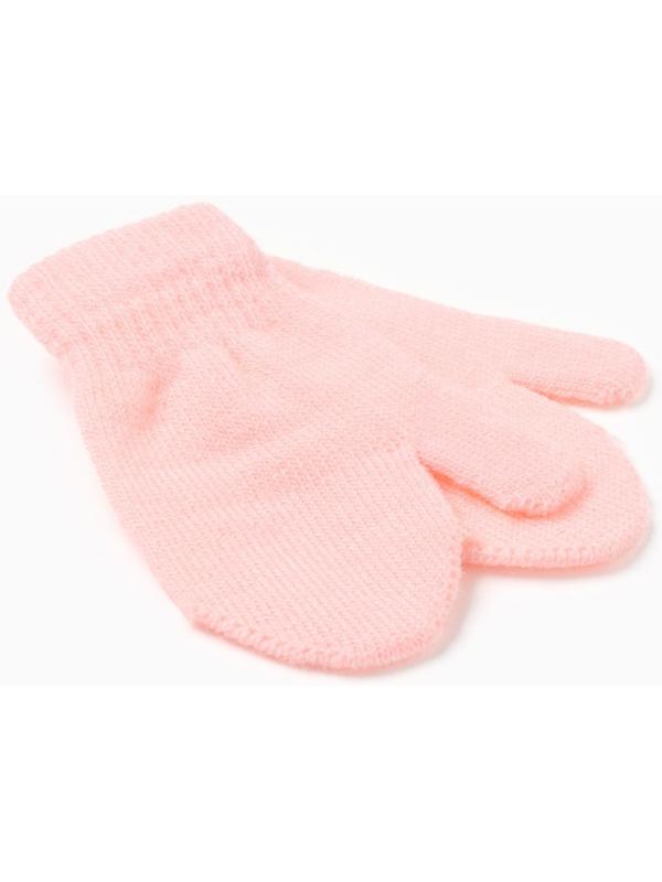 Варежки детские MINAKU, цвет розовый, 12 см