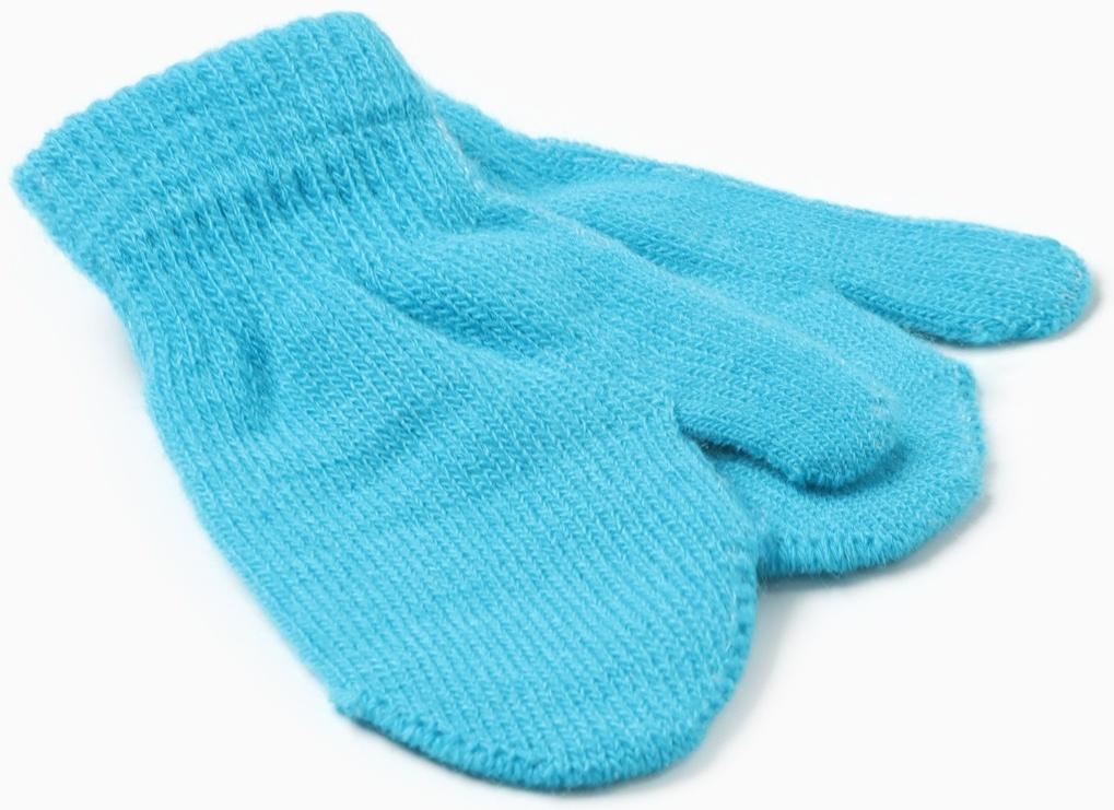 Варежки детские MINAKU, цвет голубой, 12 см