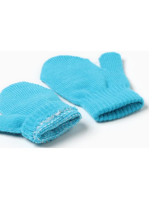 Варежки детские MINAKU, цвет голубой, 12 см