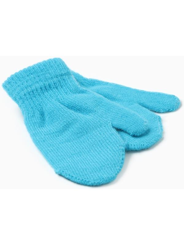 Варежки детские MINAKU, цвет голубой, 12 см