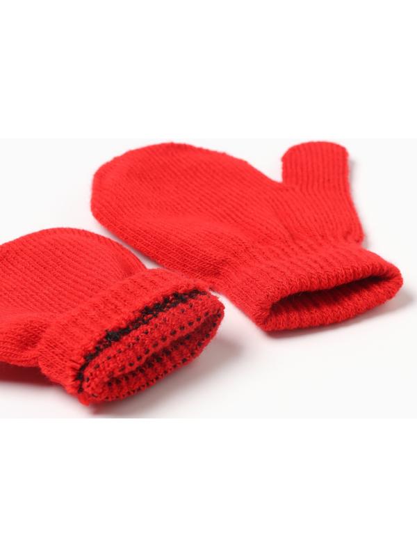 Варежки детские MINAKU, цвет красный, 12 см