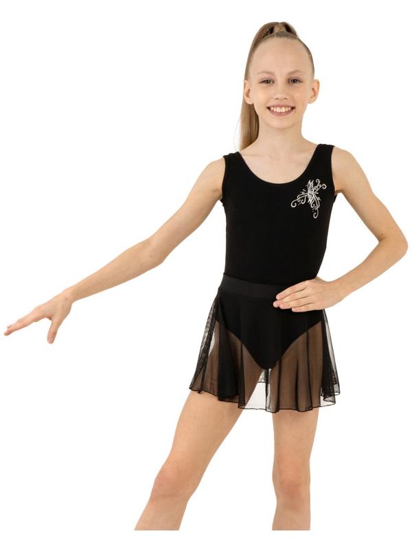 Юбка для гимнастики и танцев Grace Dance, р. 44, цвет чёрный