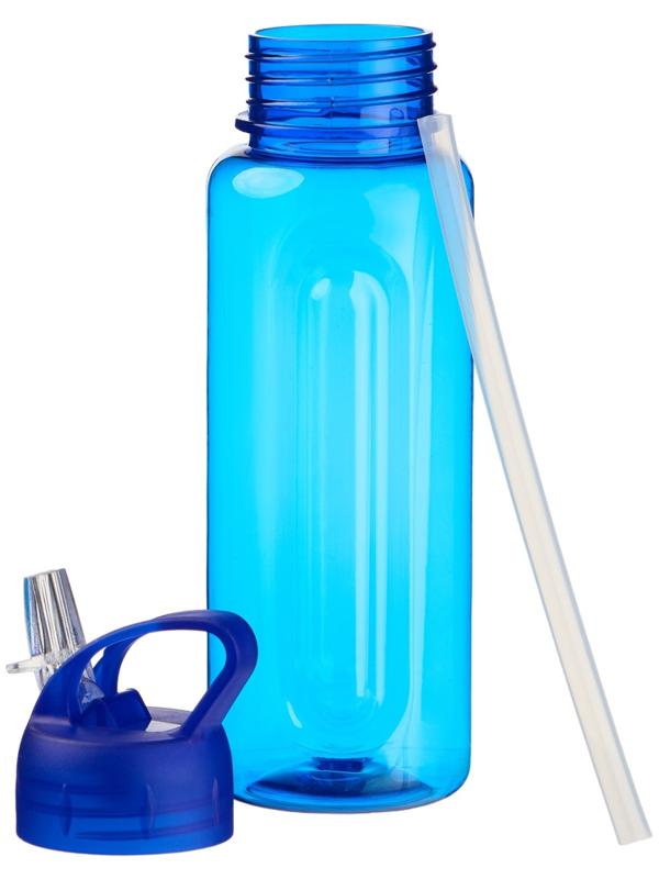 Бутылка для воды спортивная «Бараолт», 650 мл, с поильником, 24×7 см, синяя